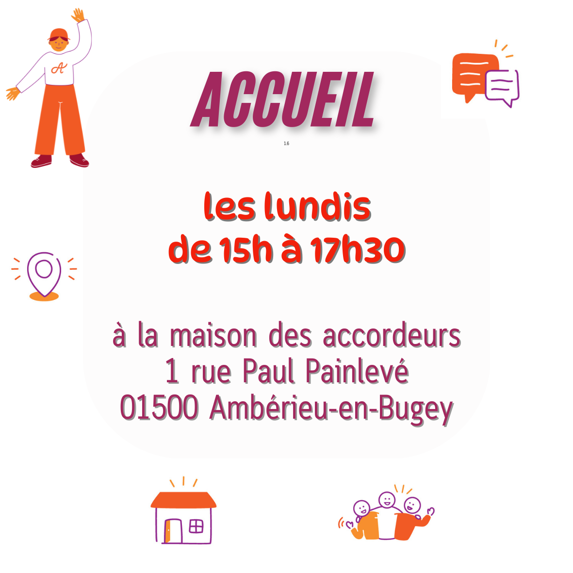 horaires d'accueil