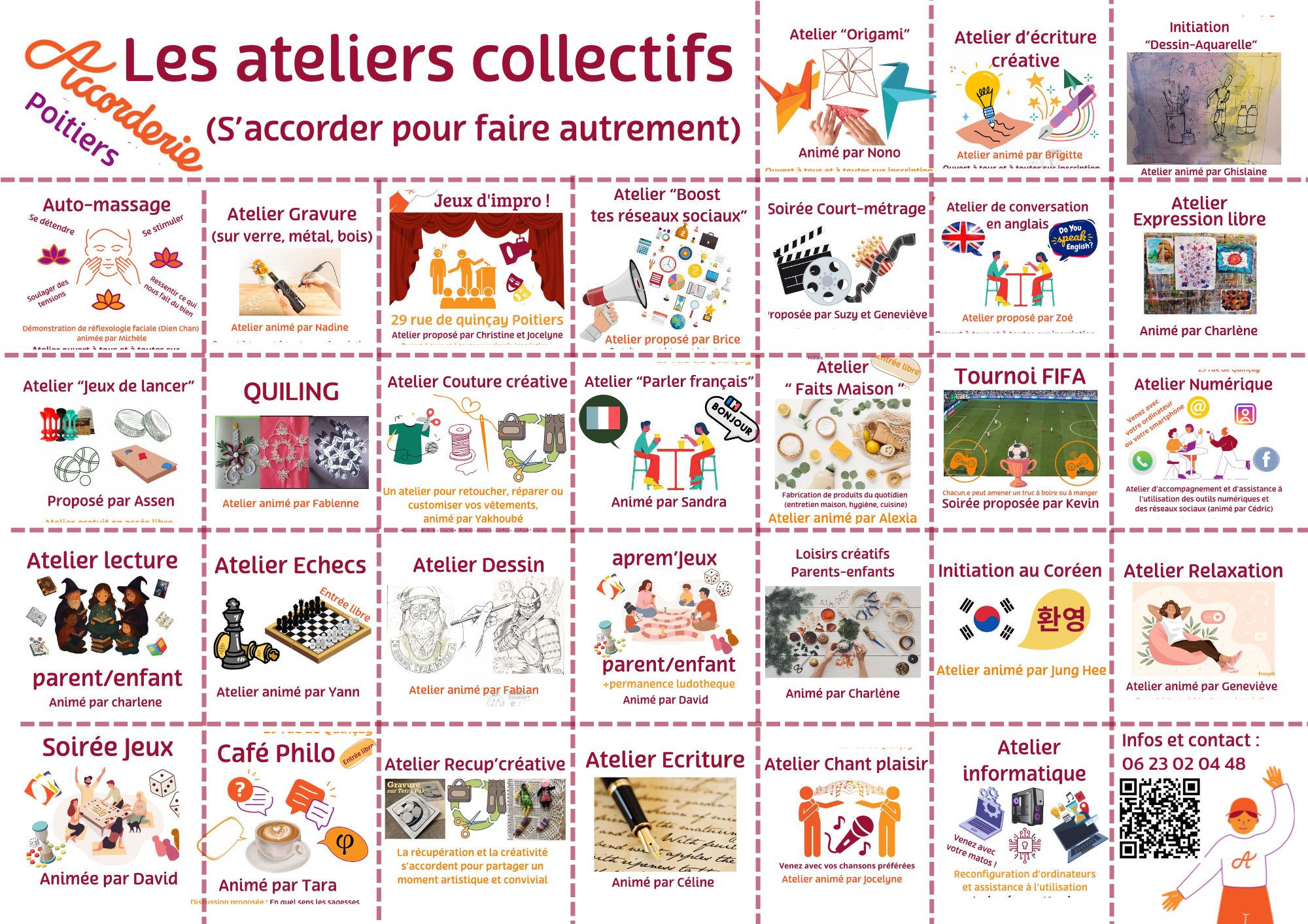 Les ateliers collectifs