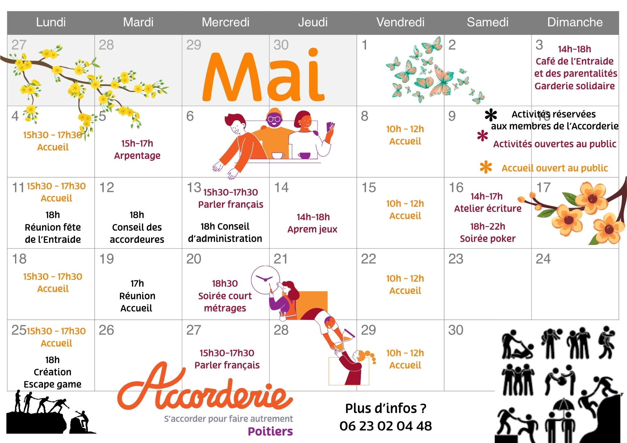 agenda de mai